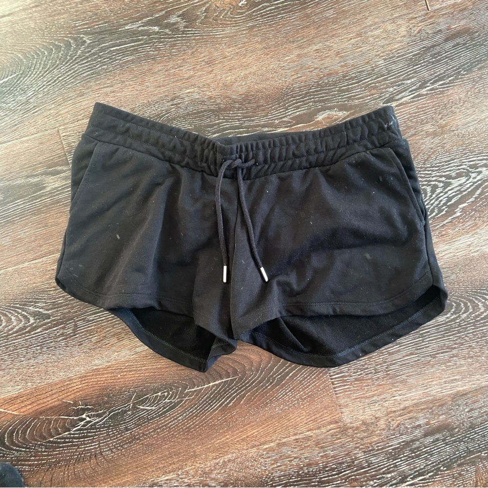 H&M Black Maternity Shorts